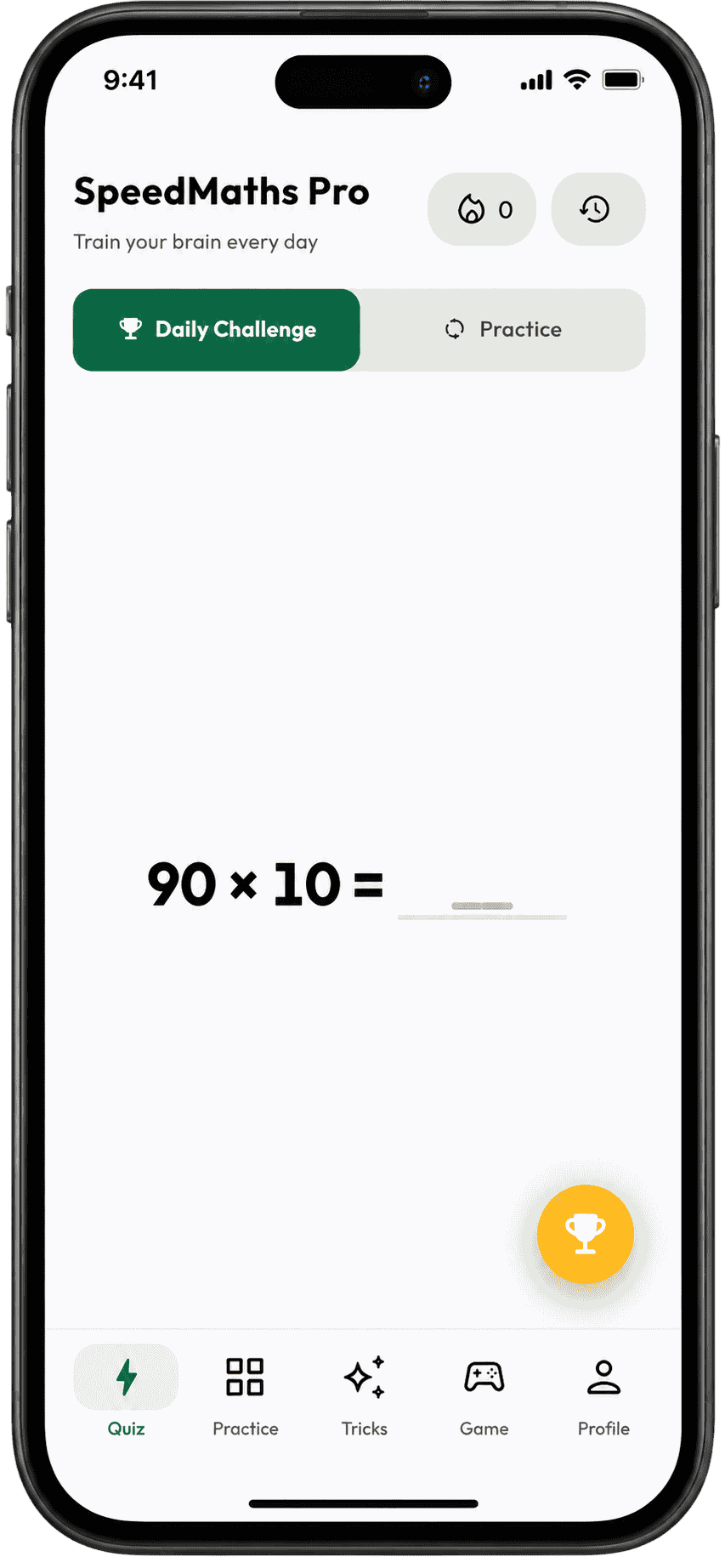 Speedmaths Pro screenshot 1